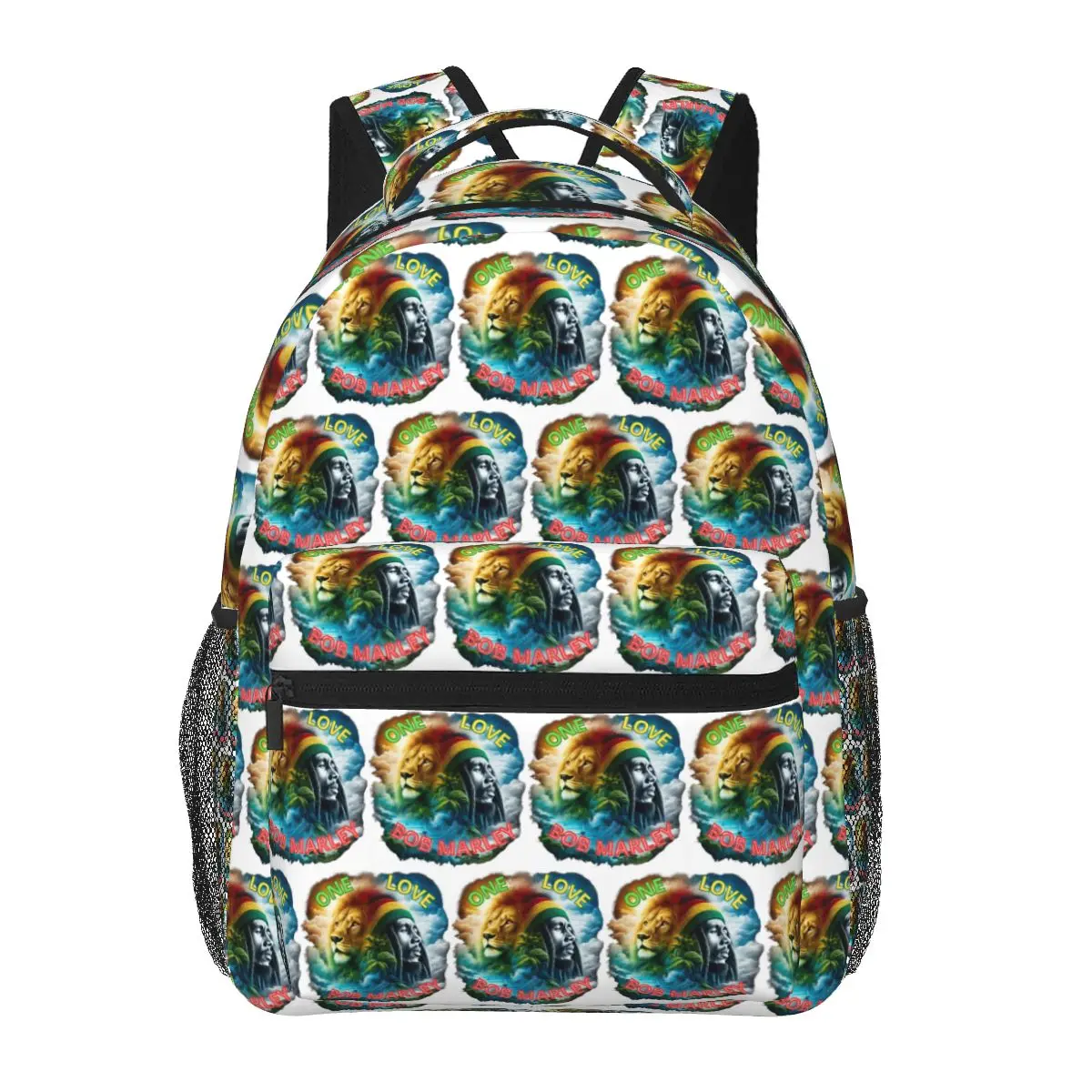 

Jamaica Reggae Rock Bob Marley Backpacks Boys Girls Bookbag Children School Bags Laptop Rucksack Shoulder Bag Large Capacity