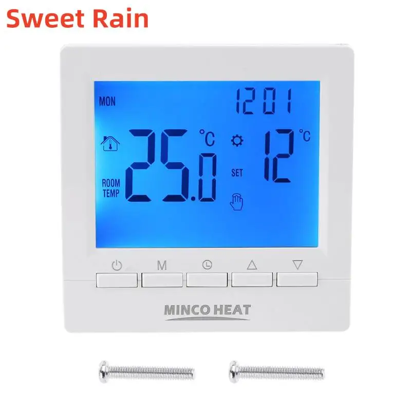 

Digital Gas Boiler Thermostat 3A Weekly Programmable Room Temperature Controller