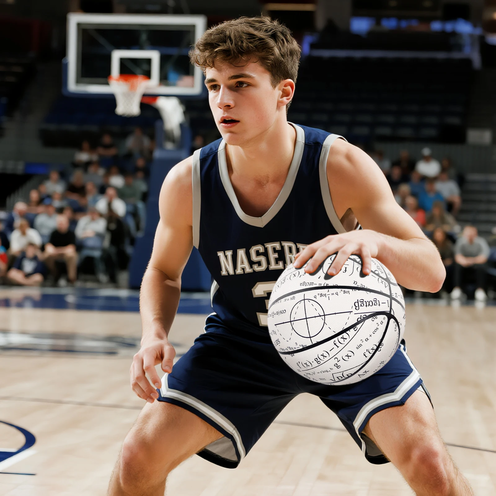 흰색에서 파란색으로 색상 변경 농구 공식 크기 6/7 소년 & 소녀를위한 야외 실내 내구성 공 생일 선물 고품질