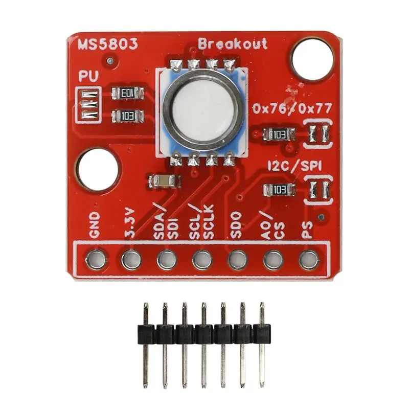 FEDI-For Arduino Compatible GY-MS5803-14BA Fluid Pressure Sensor Module Waterproof For Gas, Liquid, Height Detection Breakout Bo