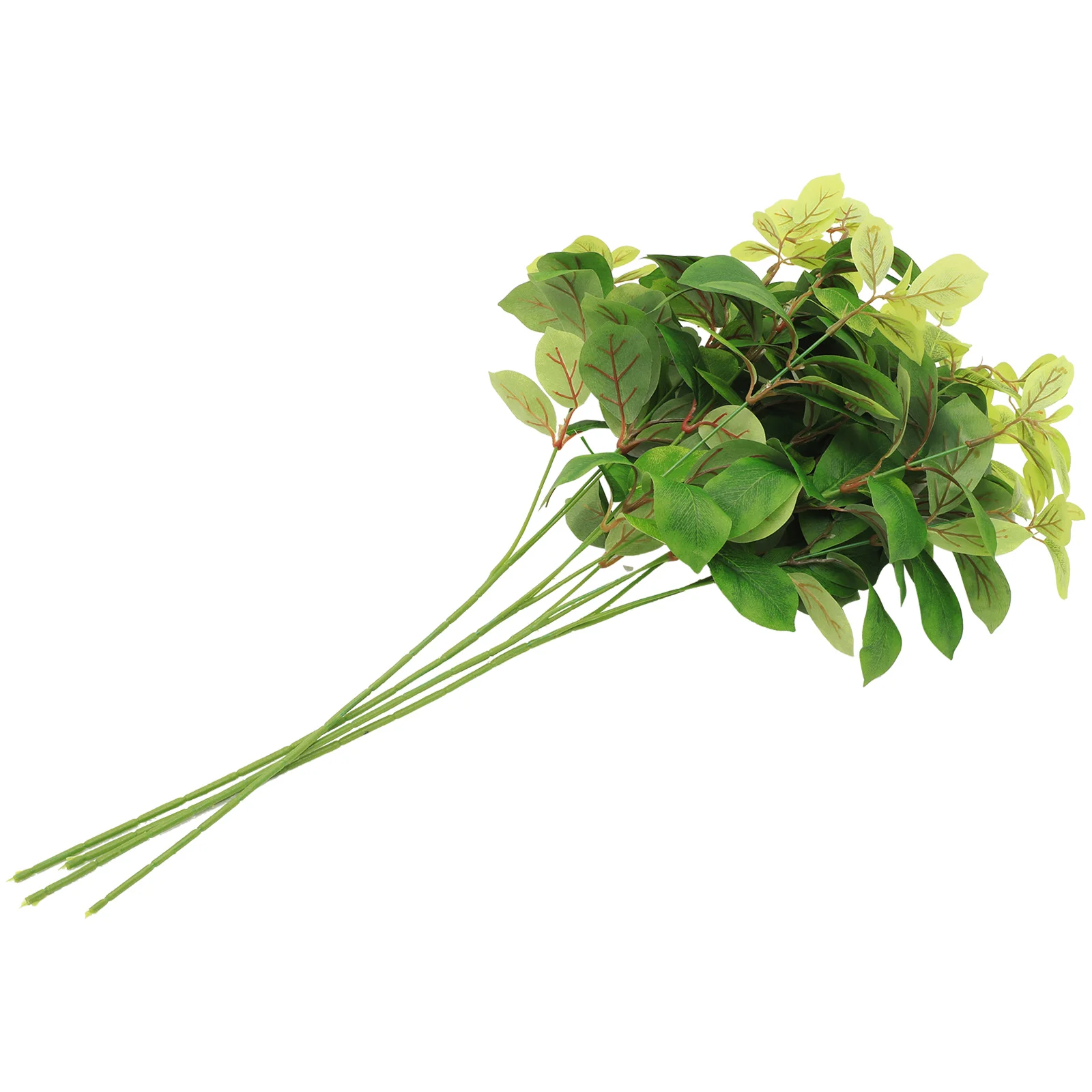 

4pcs Artificial Leaves Branches Greenery Stem Plant Picks Vase Decor Home Decoration Leaf Stem Simulation Filler Ornament Fake
