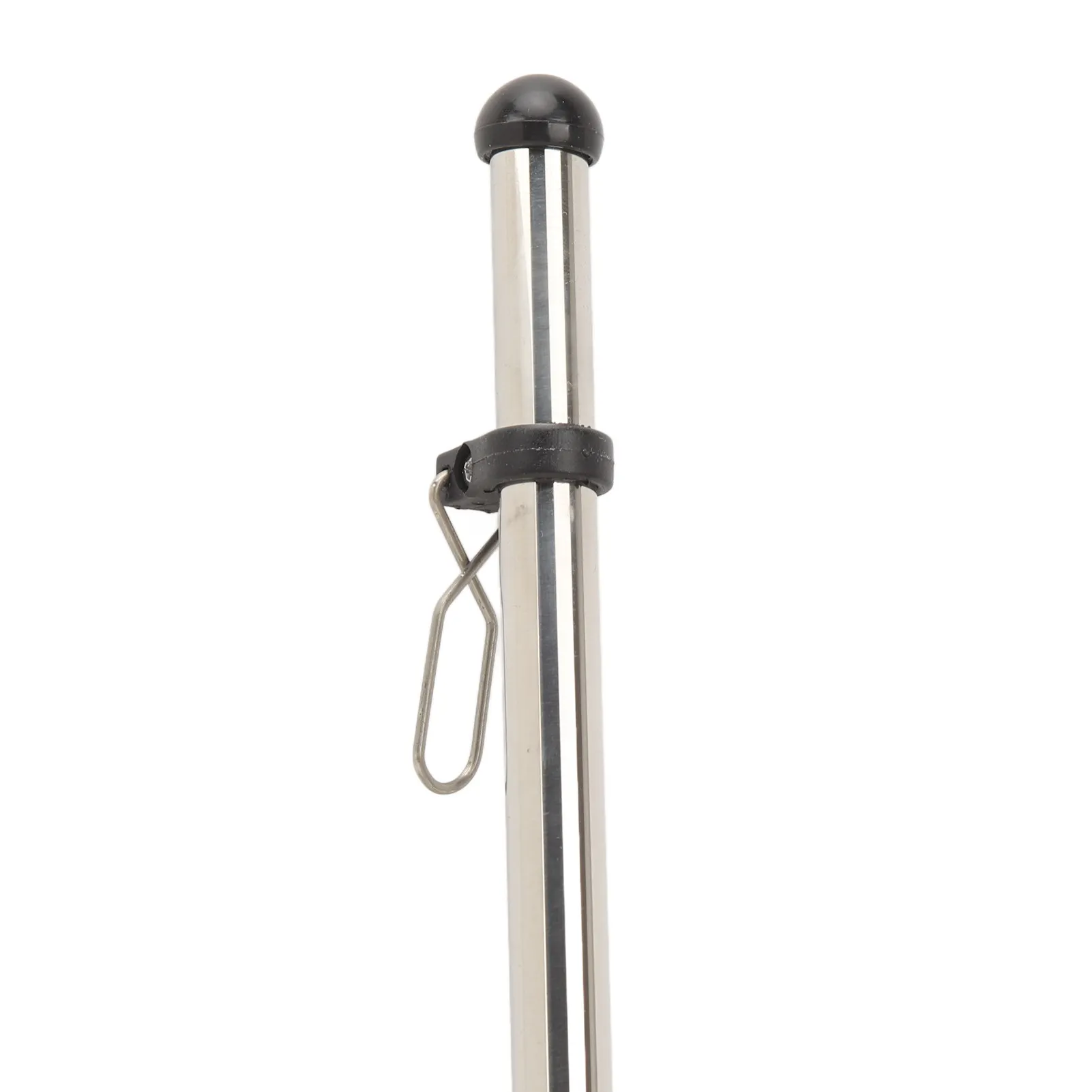 56cm Boat Rail Mount Flag Pole Stainless Steel Wear Resistant Flag Post For Yacht RV