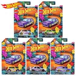 Hot Wheels-Diecast Car Toy para Meninos, Série Primavera, Fiat 500, Ford Escort, Rs1600 Veículo Modelo Brinquedos, Presente de Aniversário, 1, 64