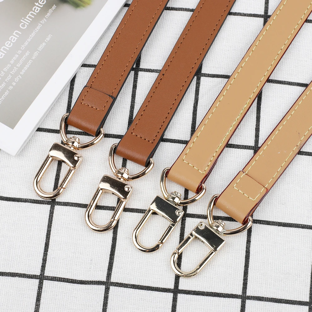Luxury Short Shoulder Strap Genuine Leather Handbag Handle Strap High Quality Crossbody Bag Strap Belt Handbag Accessories