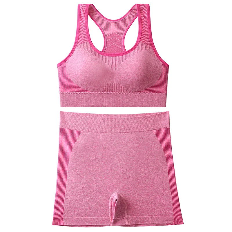 Women's Yoga Outfit Set - Workout Bra with Stylish Back & High-Waist Leggings, Breathable Comfort for Pilates, Gym