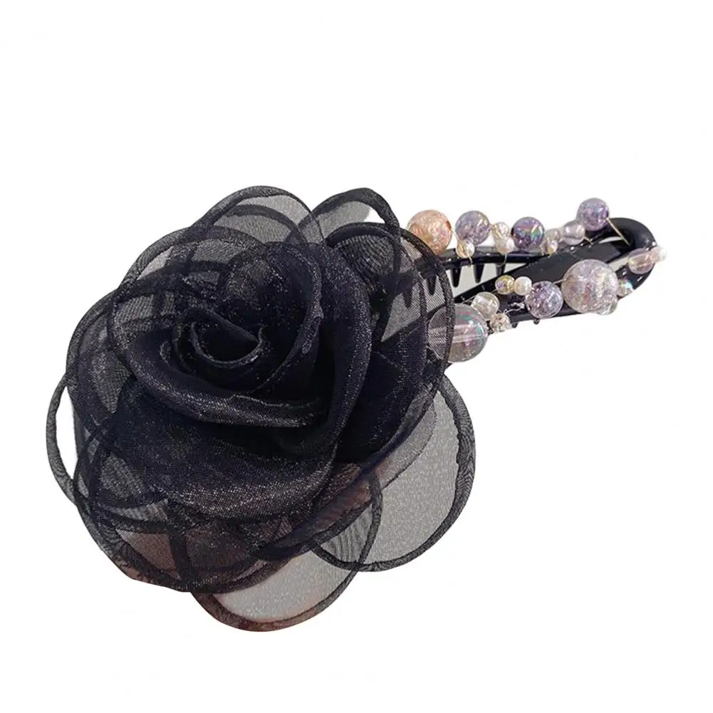 Exquisite  Chic Elegant Women Hair Clip Shiny Hair Barrette Nice Appearance   Trendy