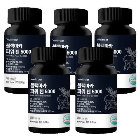 웰트릿 블랙마카 아르기닌 흑마늘 흑삼 함유 2+1