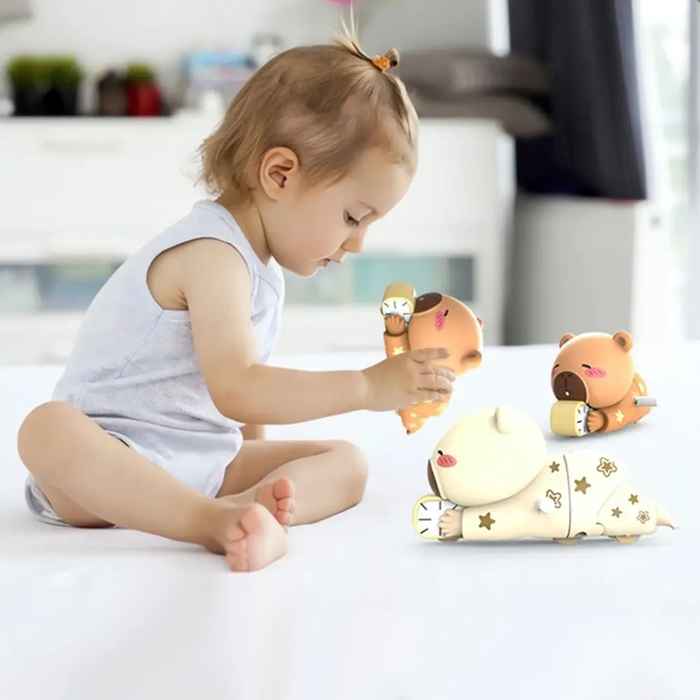 New Crawling Capybara Crawling Clockwork Toy Educational Toys Capybara Doll Children's Clockwork Toy Cartoon Capybara Ornaments