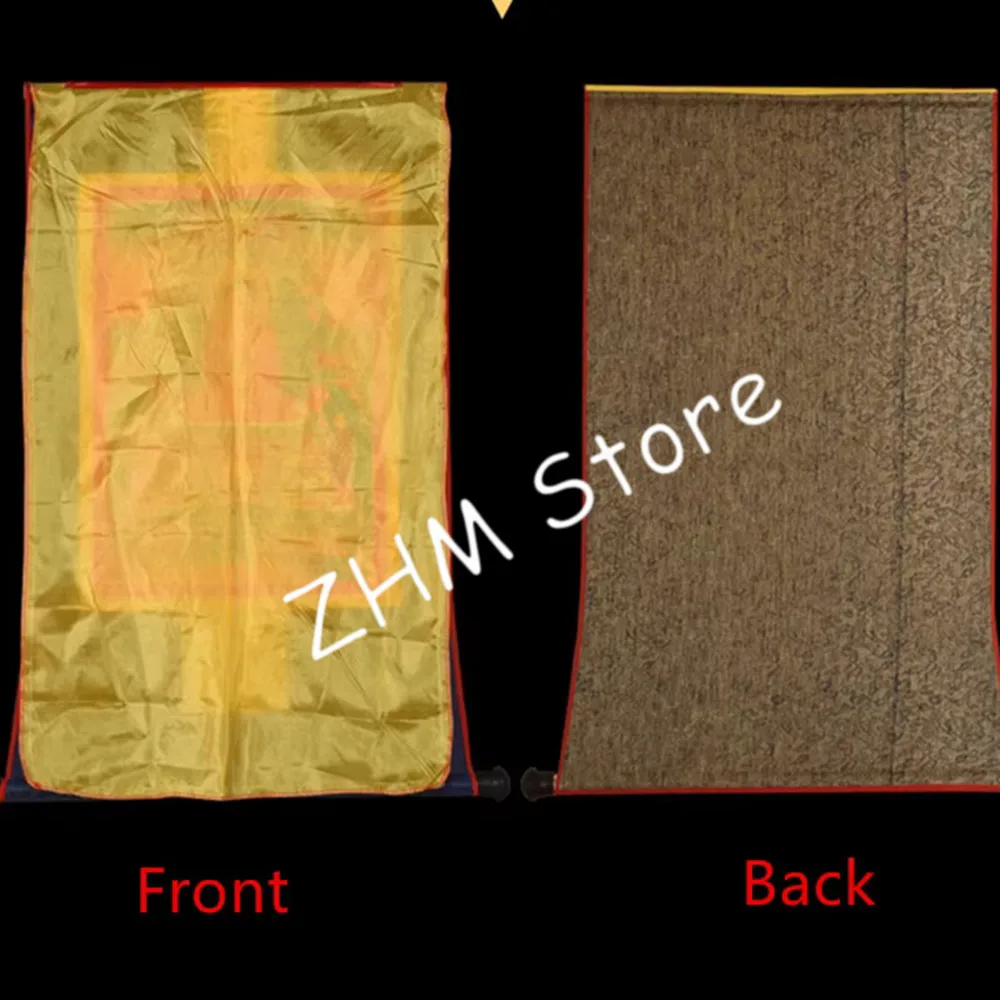 Exquisite Tibetan Thangka Hanging Scroll - Nyingma Seven Protectors Buddhist Altar Decor with Gold Gilding