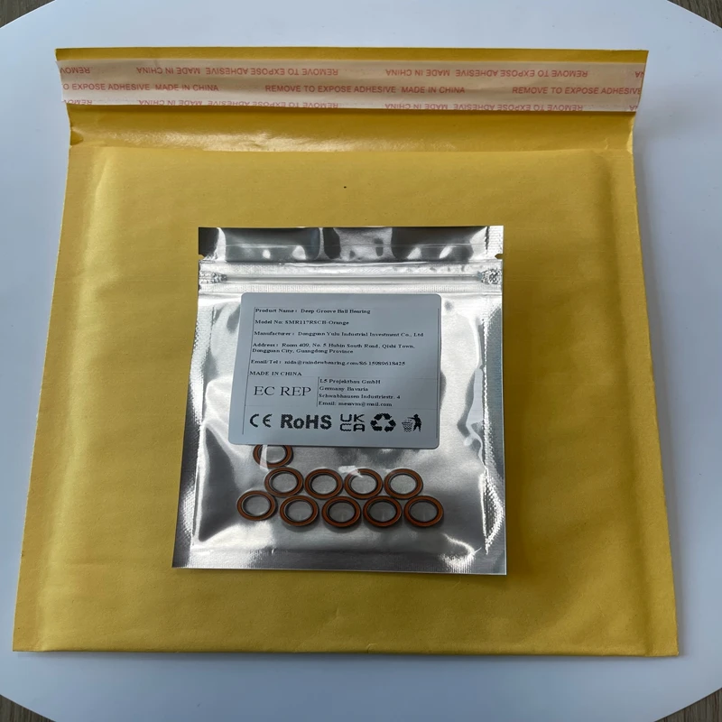 5PCS SMR117RS CB 7X11X3 mm  Ceramic Bearing ABEC-7 Miniature RC Motor SMR106RS CB Ball Bearings Ceramic Si3N4