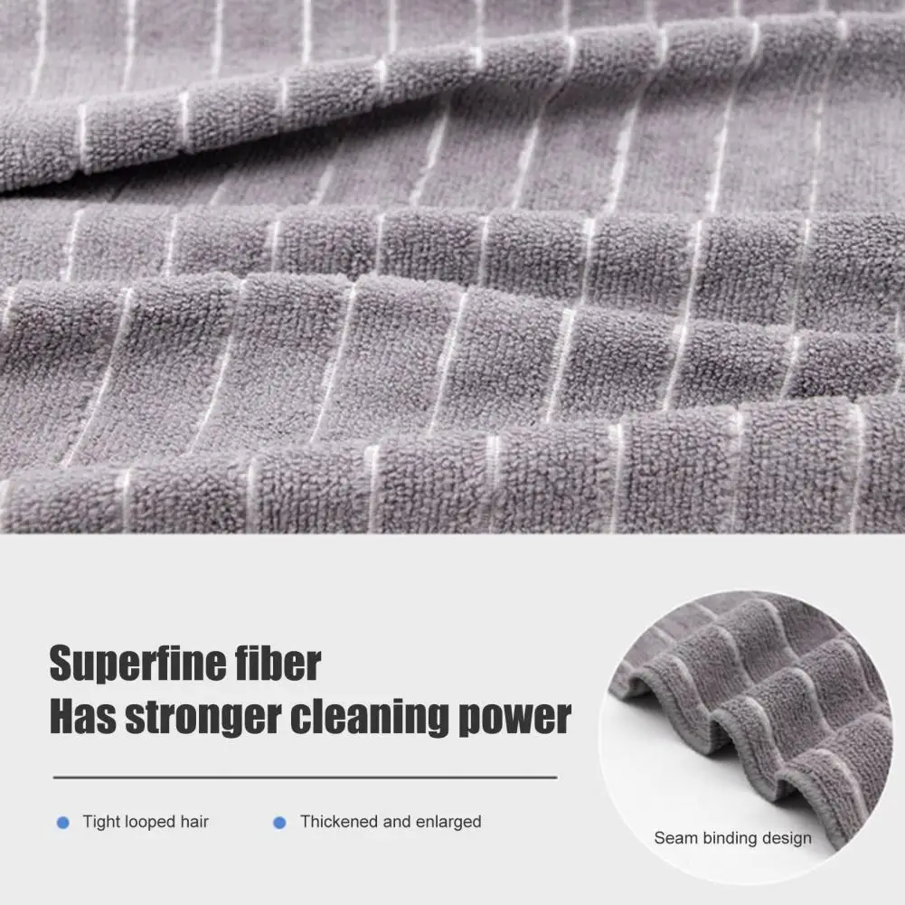 Baisha Cloth Kitchen Microfiber Cloth Set Reusable Eco-friendly Kitchen Towels Heavy-duty Dishcloths for Car Oil Stain Removal