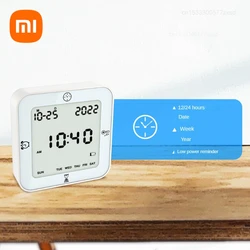 Xiaomi Xiaofei Multifunctional 4 in 1 Times Alarm Clock Indoor Outdoor Convenient Thermometer Hygrometer Weather Station Sensor