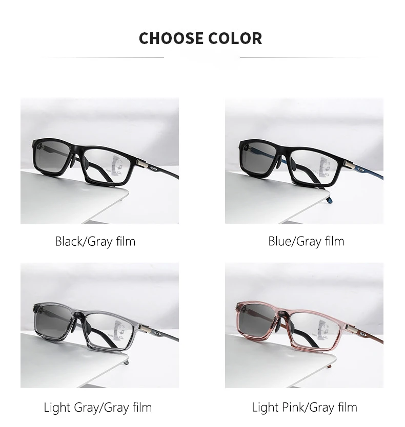 Lichtempfindliche Farbwechsel-Sport-Reise-Multifokusbrille für den Außenbereich mit langem und nahem Dual-Purpose-Lesebrille 81304 – Detail 6