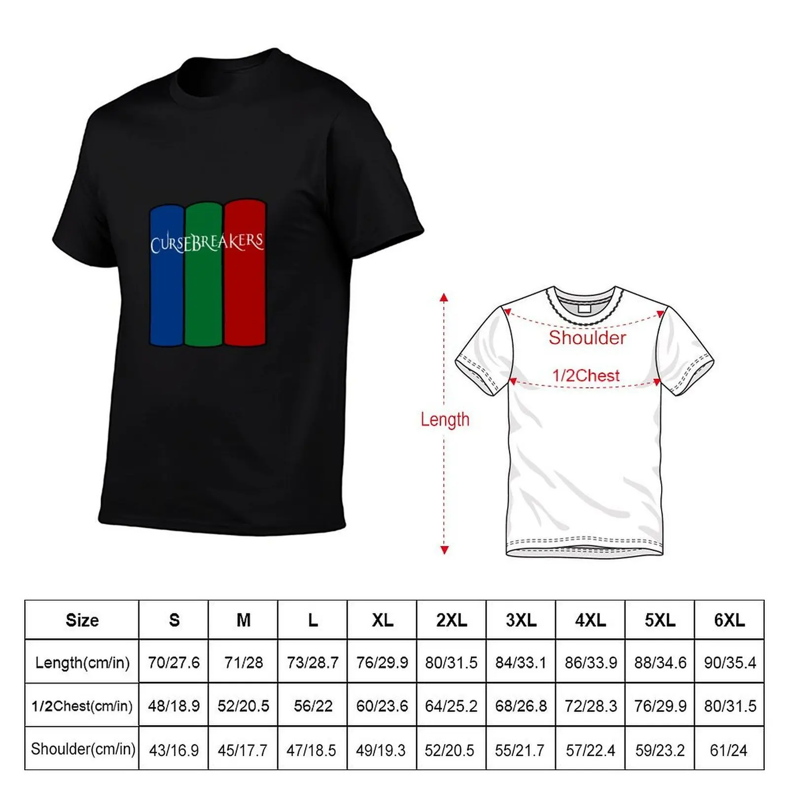 Cursebreakers Bookstack T-Shirt Work Casual Loose Fit T-Shirt