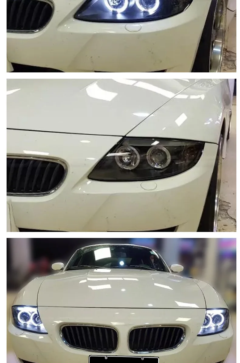 

Suitable for 03-08 BMW Z4 Headlight Assembly A Pair of E85 Modified LED Laser Lens Daytime Running Light Steering Headlight