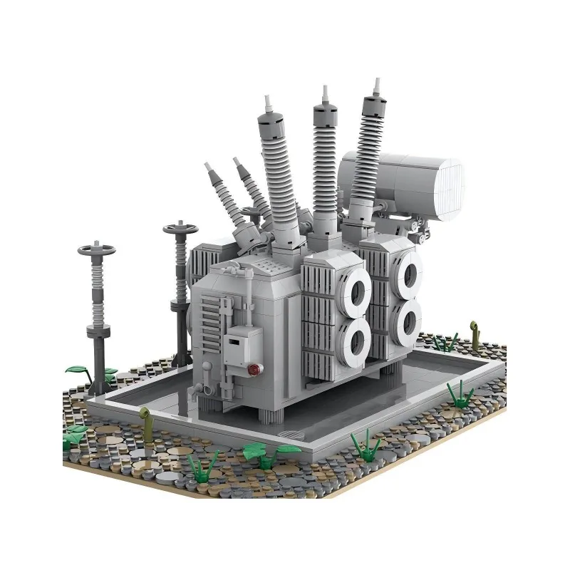 MOC Kreative Mechanische Werkzeuge Hochspannungstransformator Bausteinmodell DIY Erwachsenen-Puzzle Montage-Spielzeug Geburtstagsgeschenk Dekoration – Detail 5