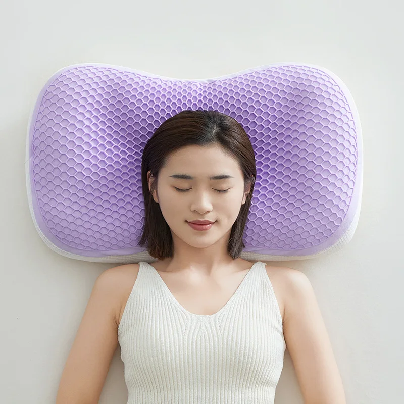 

Gel Cooling Comfortable Pillow Honeycomb Breathable Summer Pillow Protect Shoulder Neck Soft Healthy Help Sleep Pillow Bedding