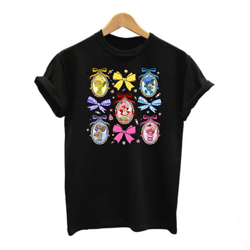 Erdbeere Shortcake Eisen auf Patches Bügelanwendungen für Kleidung Wärme Thermotransfer T-Shirt Aufkleber Zubehör individuell – Detail 14