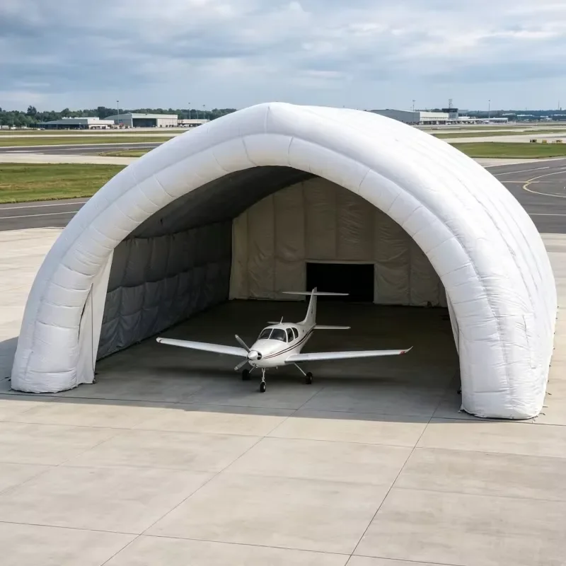 Weatherproof High Quality PVC Inflatable Four-Season Double Layer Storage Shelter Tent
