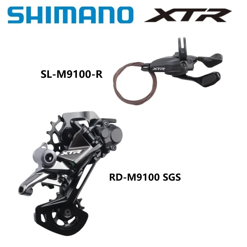 SHIMANO XTR SL-M9100 Right RD-M9100 SGS 12 Speed Shifter Rear Derailleur Original For Mountain Bikes Riding Parts