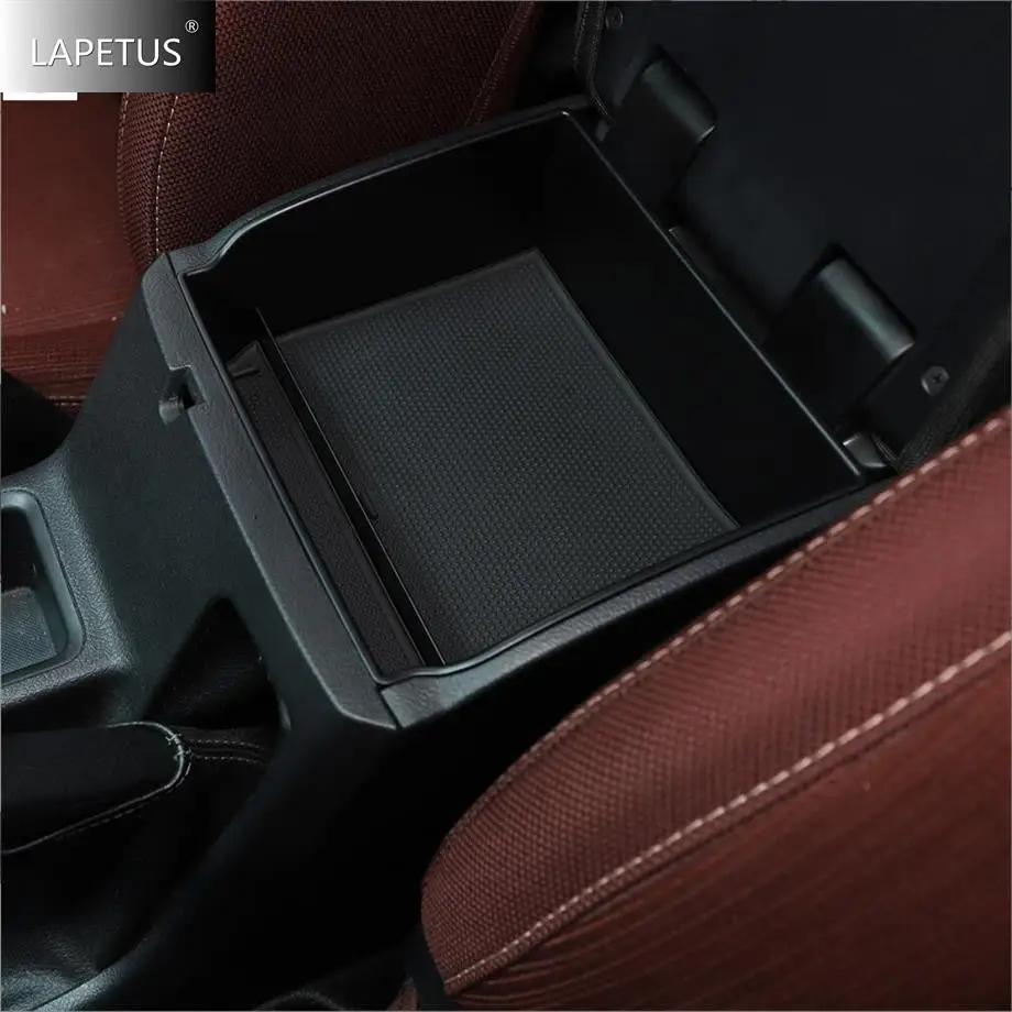 

For Toyota Hilux 2015 - 2021 Plastic Auto Central Control Multifunction Container Box Storage Box Phone Tray Accessories Cover