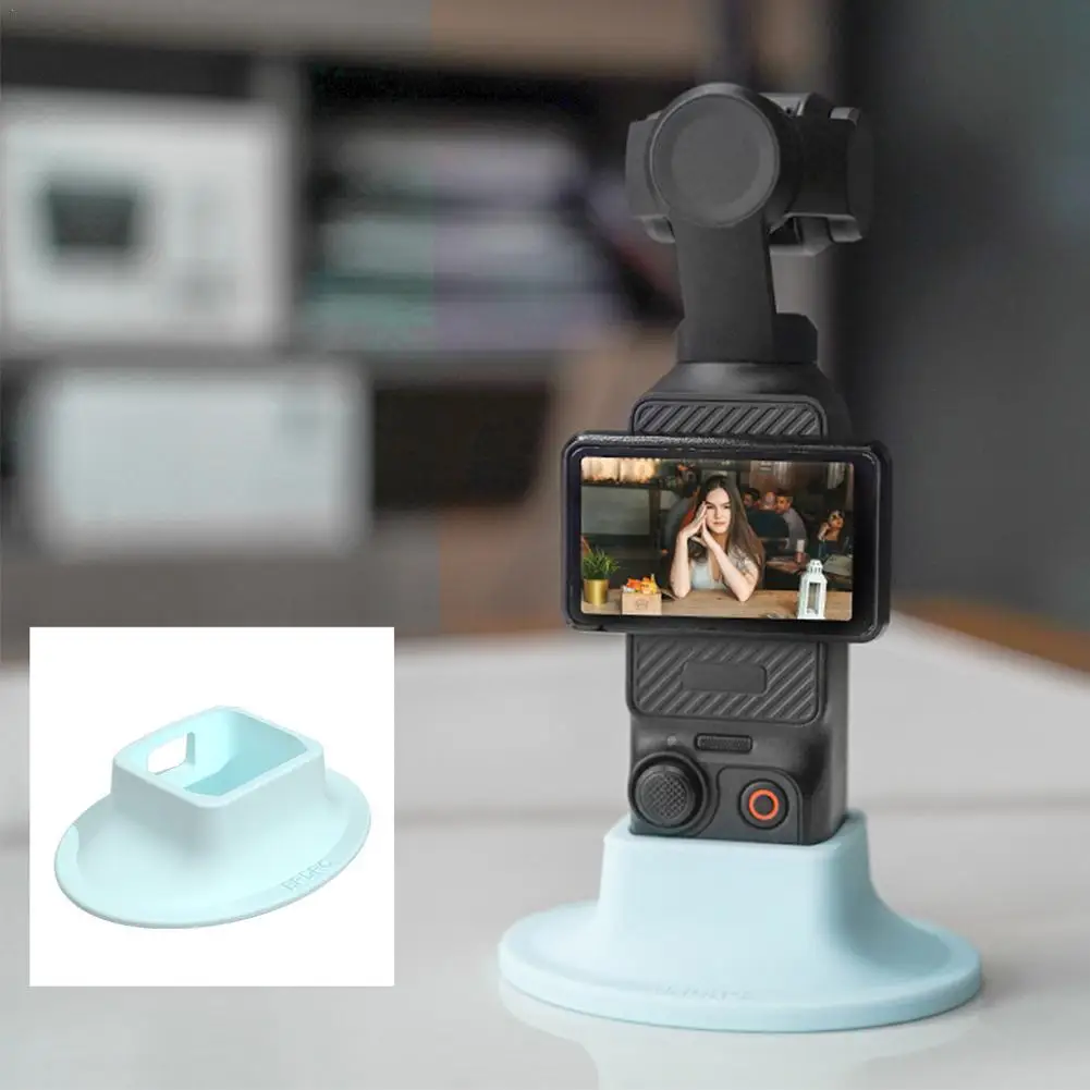 

Silicone Mounting Base For DJI Osmo Pocket 3 Camera Dock Desktop Anti-skid Fixed Extension Base Stand Quick Release Accessories