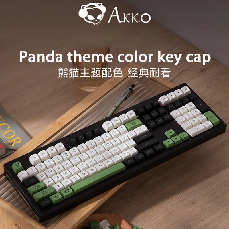 Akko Teclado Mecânico Keycaps Set, Teclado PC Gaming personalizado, Acessórios Gamer, 116 Chaves, 227 Chaves, ASA, Perfil MDA