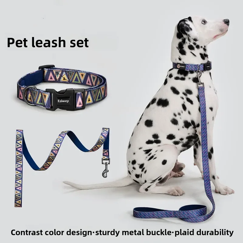 Conjunto de Collar y Correa para Perros Pequeños y Grandes, Diseño para Greyhound, Dachshund, Doberman, Accesorios para Perros, Correa Perro, Artículos para Mascotas