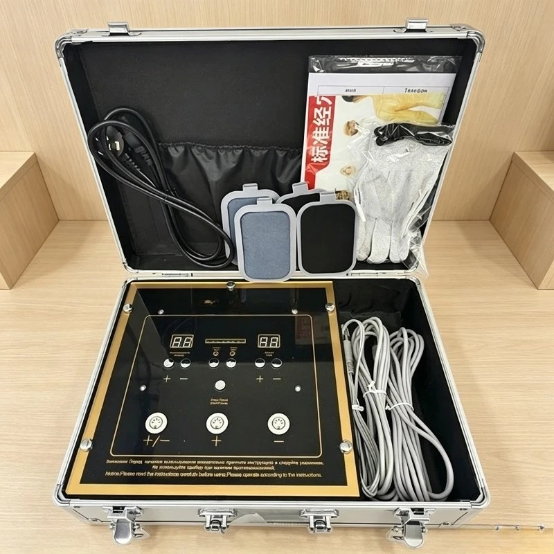 Portable Bioelectric Meridian Dredge Pulse Massager Body Pain Relief Physiotherapy Device