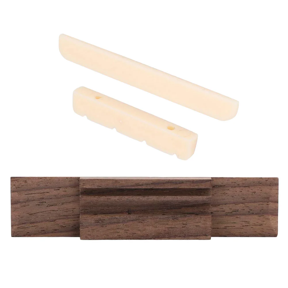 

Ukulele Ponticello Wooden Bridge Nut Part Accessories Accessory Repair Universal Steering Wheel Cover