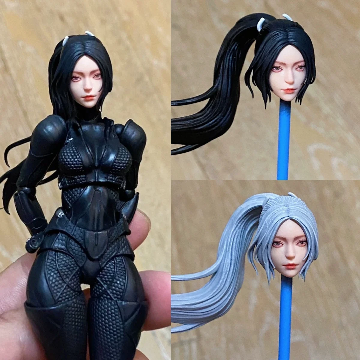 

【30 Days Made】Shiranui 1/12 Scale Female Fighting Chunli Unpainted/Painted Resin Head Sculpt Fit 6inch ML SHF MEZCO Mafex Toys