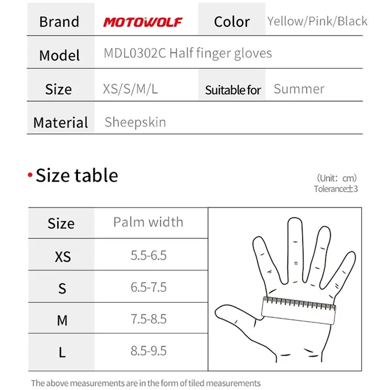 Half Finger Motorcycle Gloves Women Girl Leather Breathable Motocross Breathable Racing Fingerless Gloves Tactical Retro