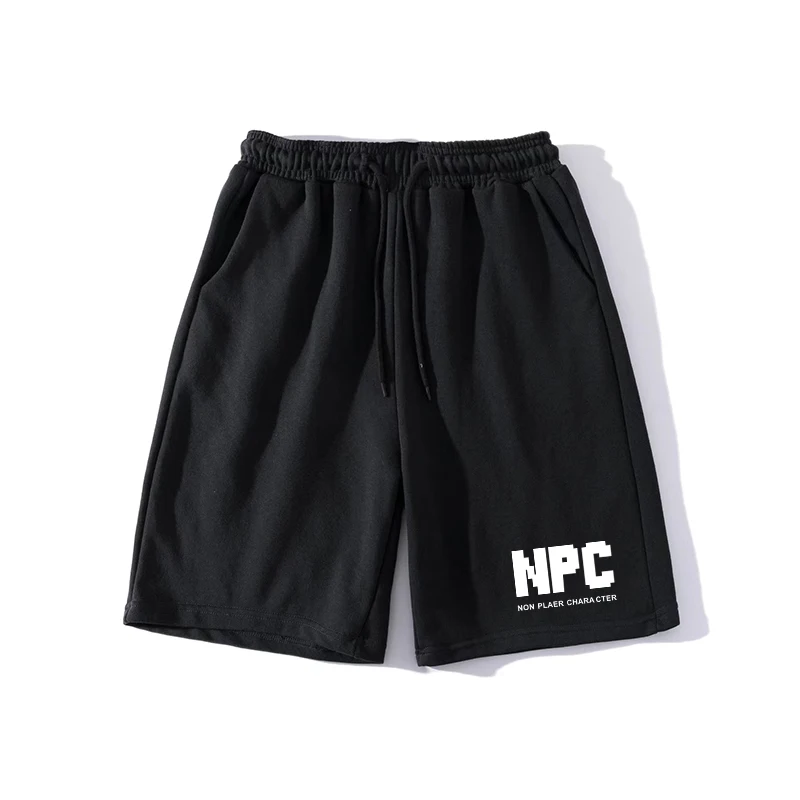 NPC Item Synthesis Summer New Arrival Sports Shorts Men New Comfortable Elastic Waist Clothing Male Breathable Short Trousers