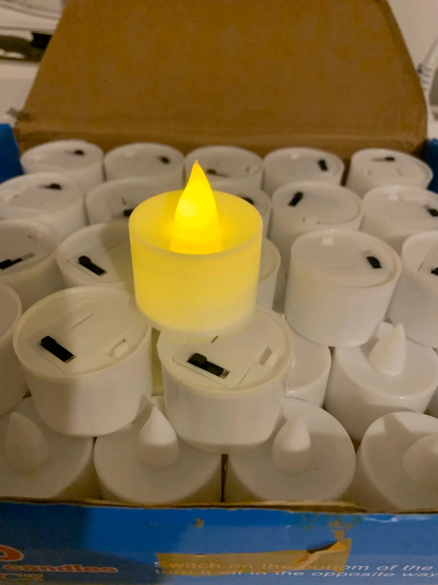 1pcs Electronic Candle Wedding Birthday Party Proposal Atmosphere Decoration Flameless Candle Creative Electronic Candle