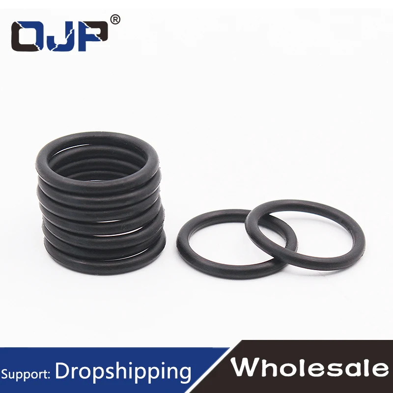 50PC/lot Rubber Ring NBR Sealing O Ring CS1.5mm OD11/11.5/12/12.5/13/13.5/14/14.5/15/16/17/18/19/20mm O-Ring Seal Gasket Oil