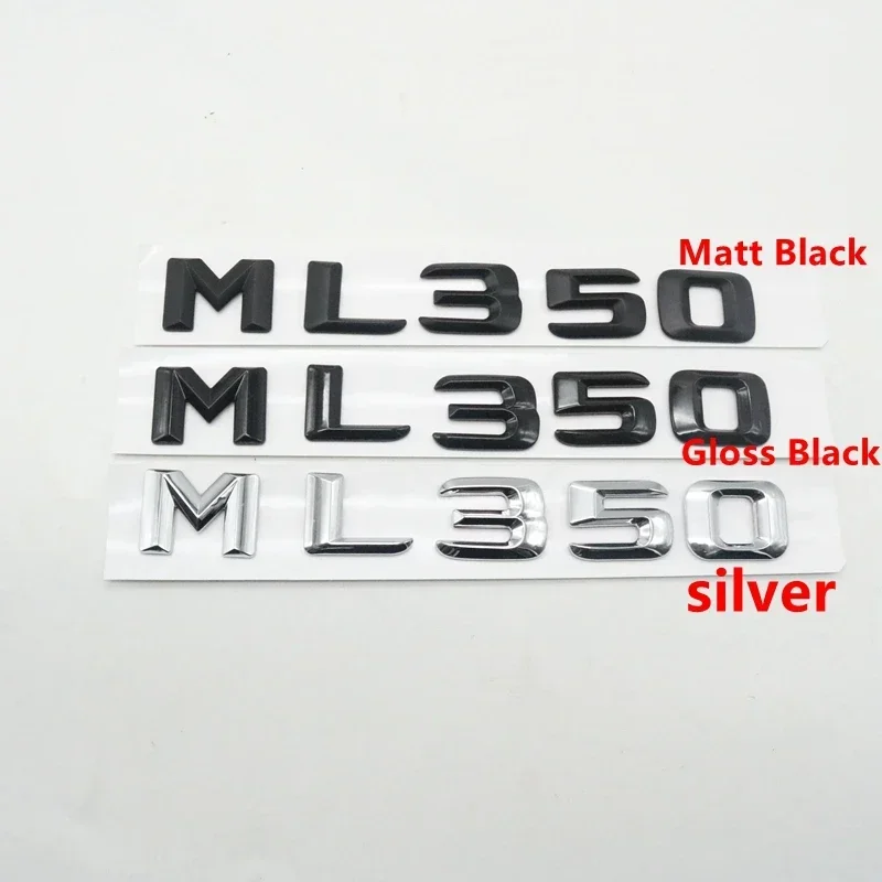 For W163 W164 W166 ML63 ML55 ML240 ML300 ML350 ML420 ML430 ML450 ML500 New Tail Emblem Logo Sticker