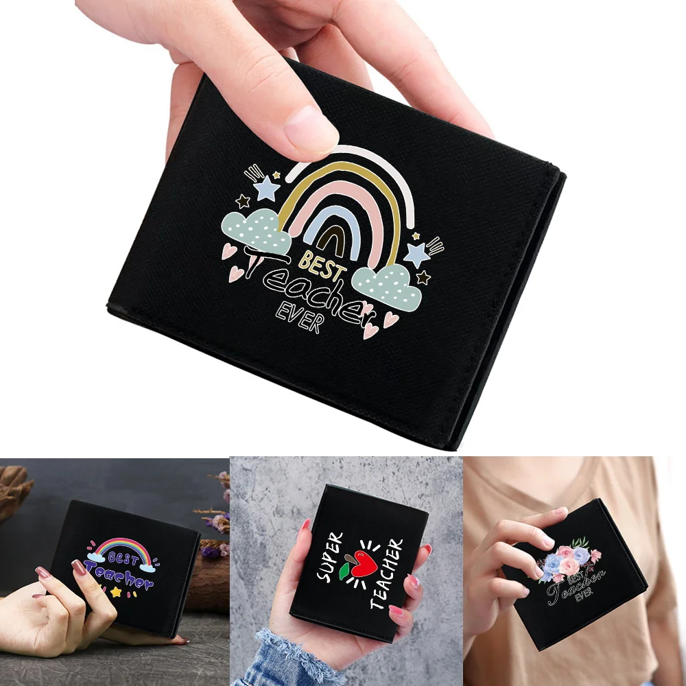 

Moneybag Simple and Durable Big Capacity New High-quality Pocketbook Teacher Printing Series Bank Card Storage Credit Case Bag