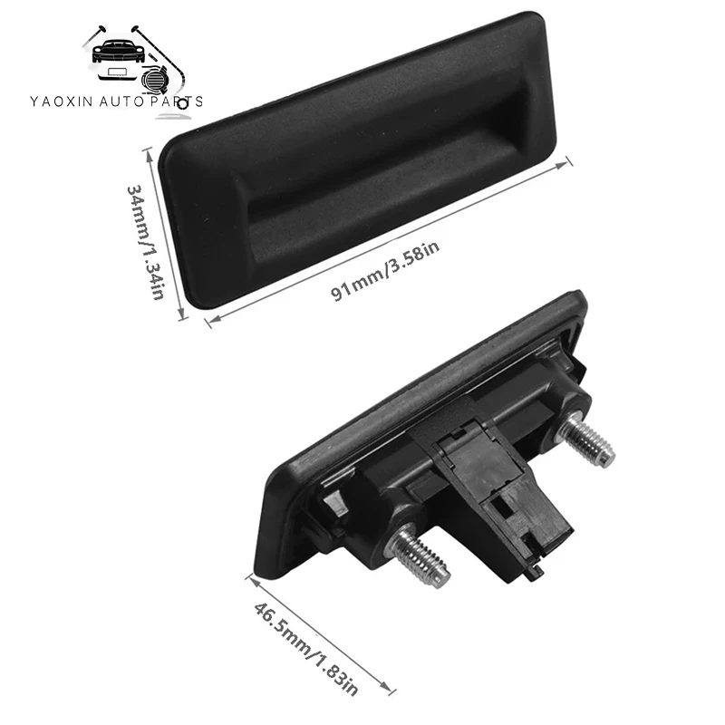 

For Audi A1 Skoda VW Golf 5J0827566 Rear Tailgate Boot Handle Switch Rear Trunk Lock Car Accessories 5J0827566E