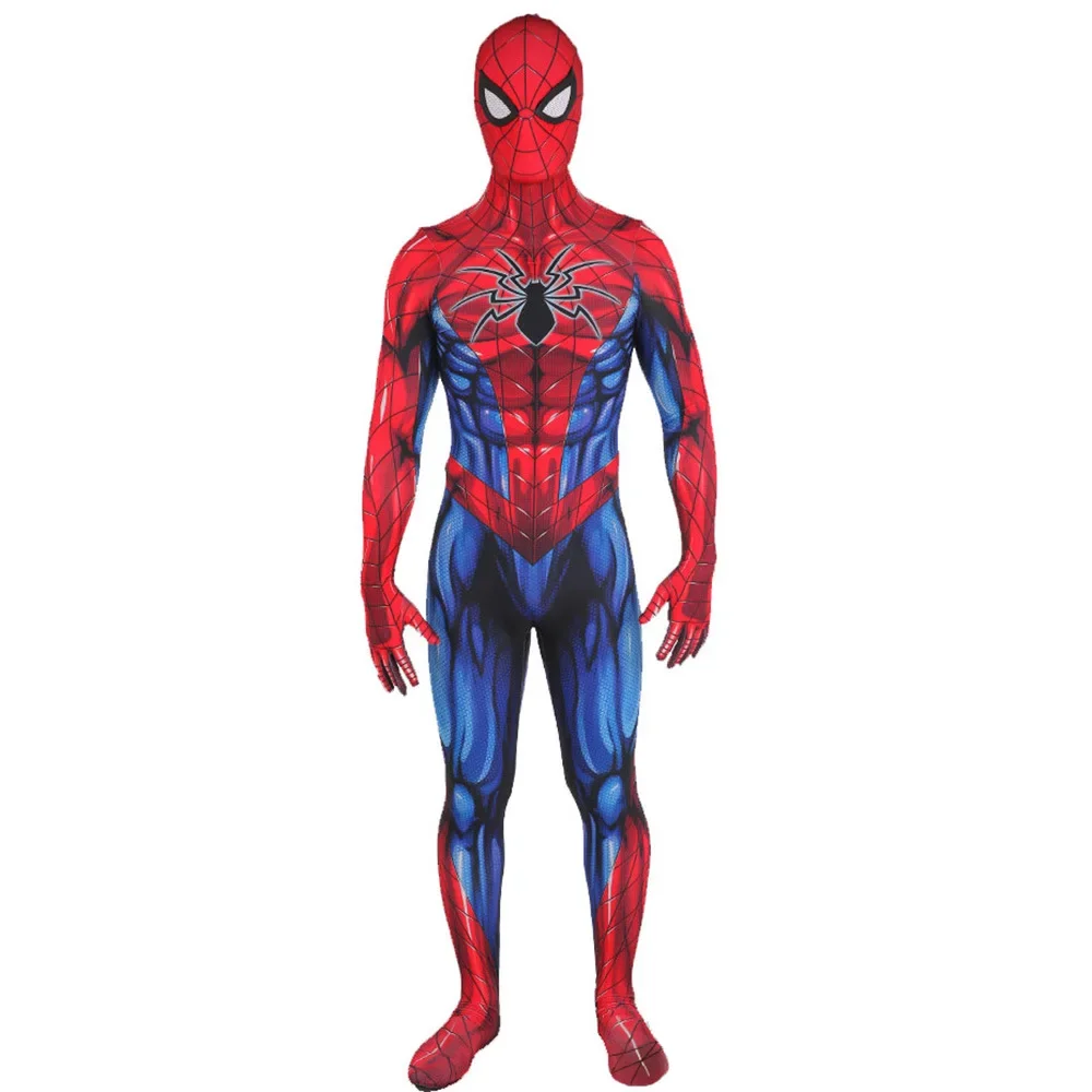 Ultimate Armor MK 4 Spiderman Suit Costume Cosplay Spandex 3D Printed Superhero Halloween Costume Jumpsuit for Adult Kids