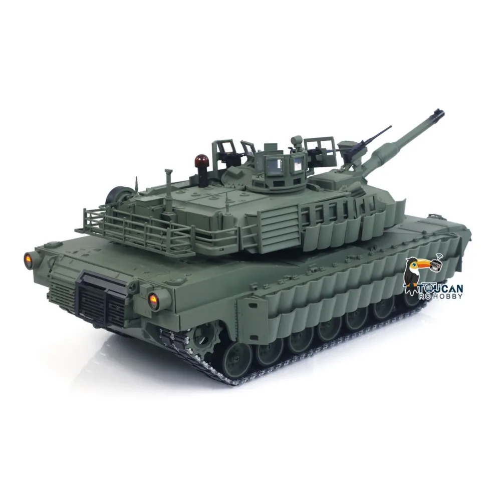 TOUCAN 1/16 メタルリモコン戦車 3918 エイブラムス M1A2 タスク II RC戦車 IR デュアルフローギアボックス砲塔 360度回転砲身反動