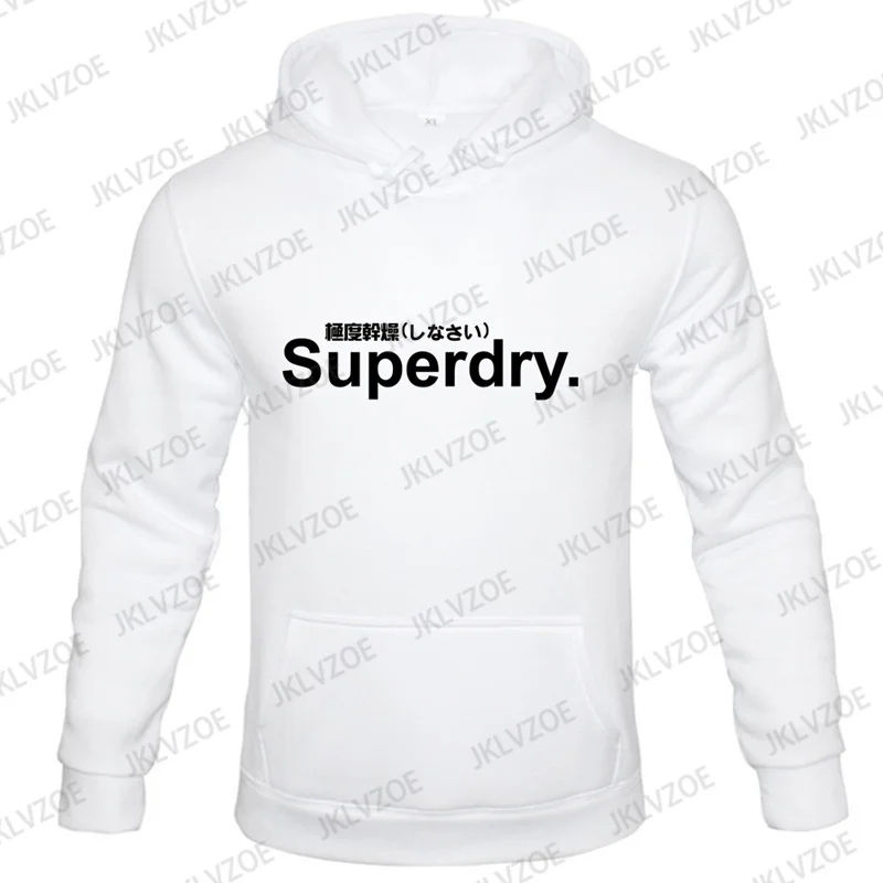 2024 Women Clothing Fashion Superdry Letter Hoody Trend Funny Men Hoodies Sweatshirts Hip Hop Streetwear Pullover Sport Hoodie