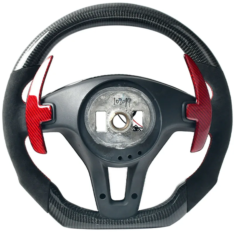 Customized carbon fiber steering wheel for Mercedes Benz E C CLS W218 W212 W204 W207 LED Car accessories