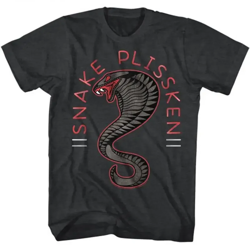 Escape From New York Snake Top Black Heather Adult T Shirt