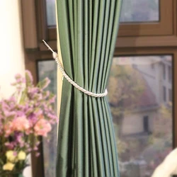 2/4Pcs Curtain Tie Backs Curtain Rope Buckle Large Rope Cotton Drapes Tie Rope Decorative Room Accessories Curtain Tie Backs