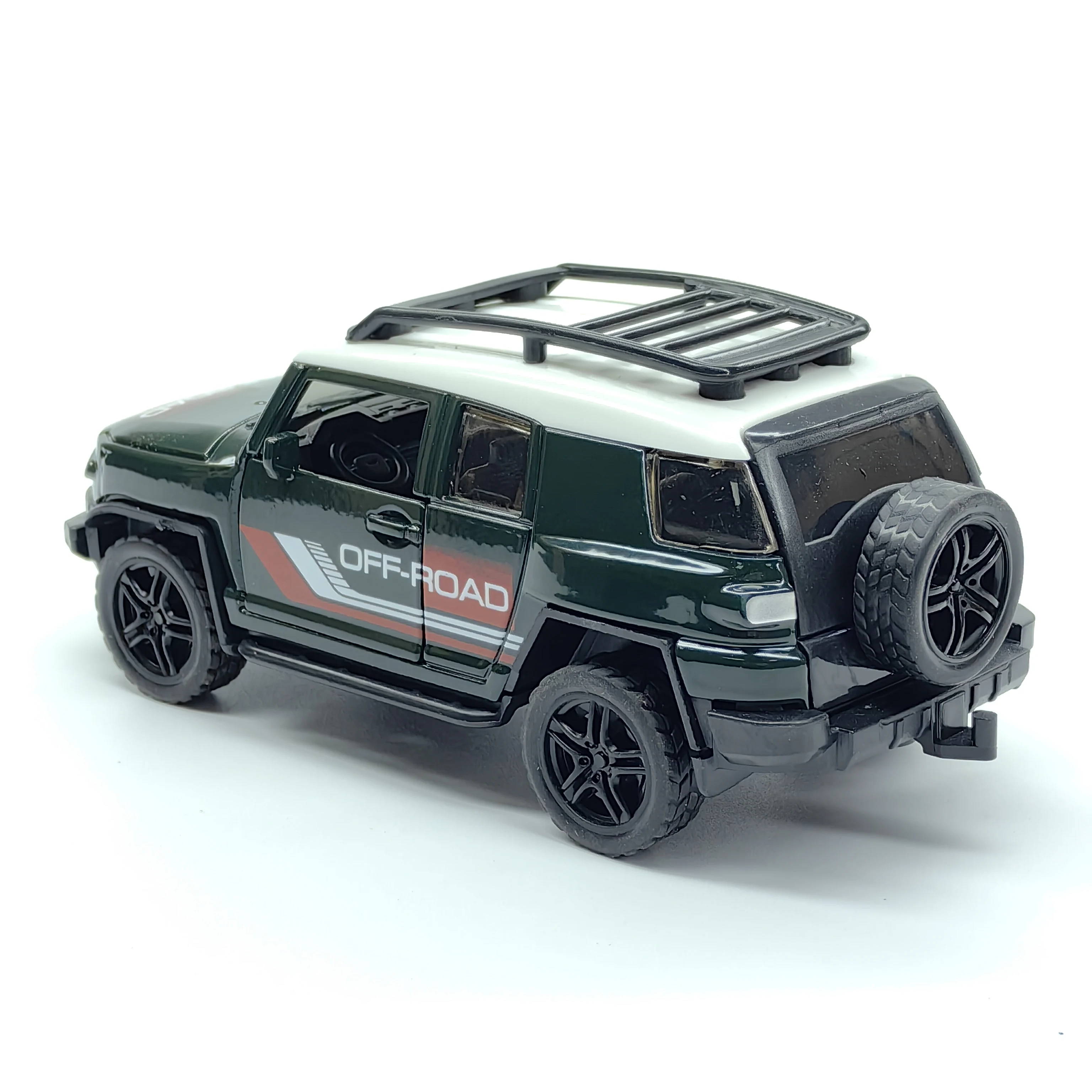 Creative alloy toy car, child-friendly, simulated racing car with spring-powered movement model.