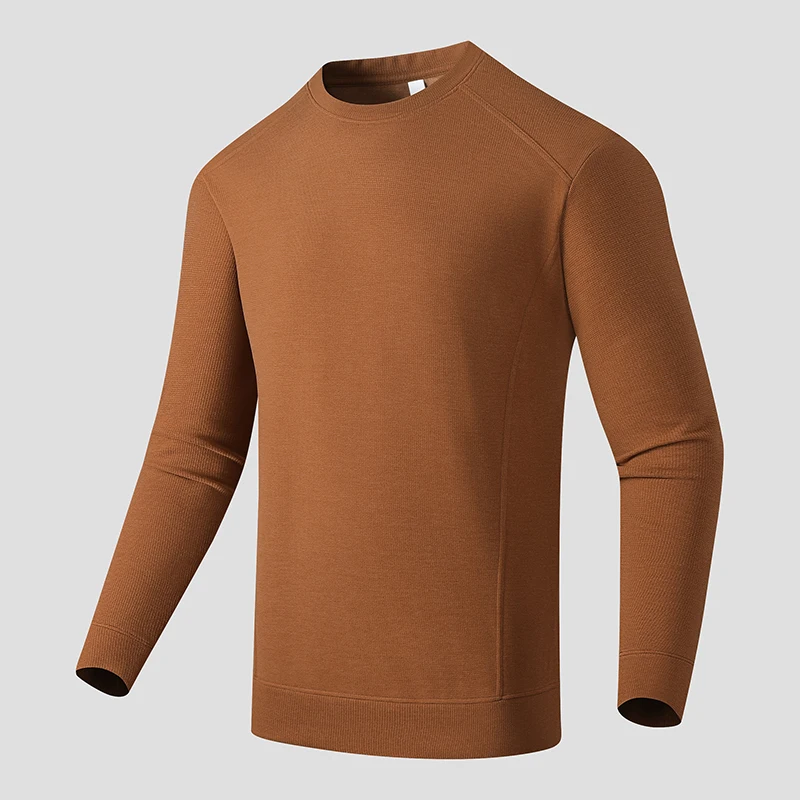 Spring Autumn Outdoor Windproof Breathable Long Sleeve Versatile T-shirt for Men's Outdoor Running Sports Long Sleeve T-shirt