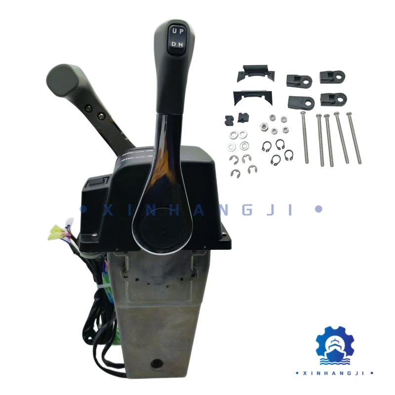 

67200-93J15 Dual Lever Console Top Mount Remote Control Box For Suzuki Outboard Engine DF25 To DF200 DF250