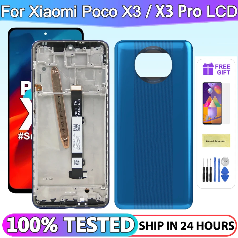 for Xiaomi Poco X3 Pro LCD Display Screen With Frame 6.67\