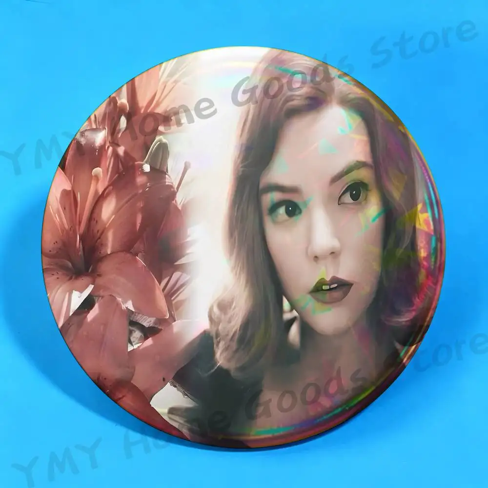 Cute A-Anya T-Taylor-Joy Funny Badges Pins Button Custom Anime Role Old-school Brooches Cartoon Collar Gifts
