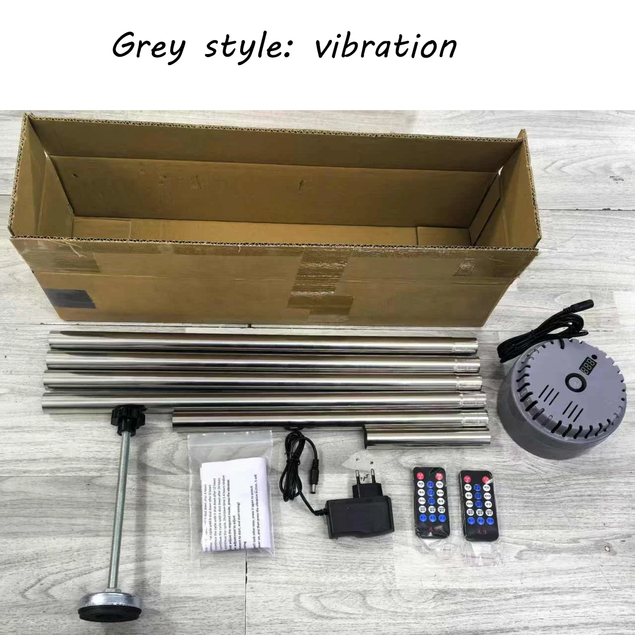 تقليل الضوضاء في الطابق العلوي للجيران، آلة الضوضاء الخلفية، نموذج مربع، اهتزاز دائري رمادي #6